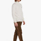 Fred Perry roll neck sweater white