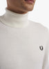 Fred Perry Truien  Roll neck jumper - snow white 