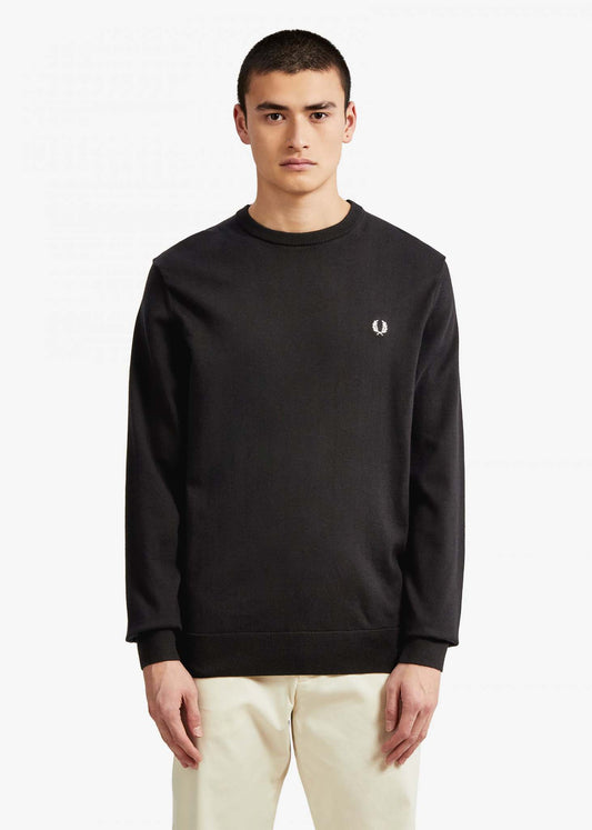Fred Perry crewneck black