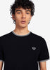 Fred Perry T-shirts  Twin tipped t-shirt - black 