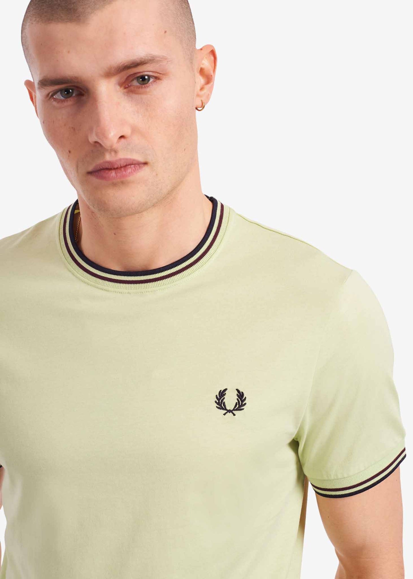 Fred Perry T-shirts  Twin tipped t-shirt - willow 