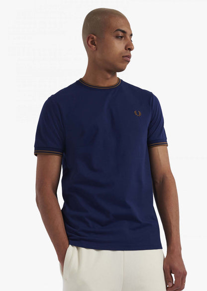 Fred Perry T-shirts  Twin tipped t-shirt - french navy 