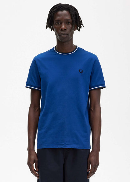 Fred Perry T-shirts  Twin tipped t-shirt - shaded cobalt 