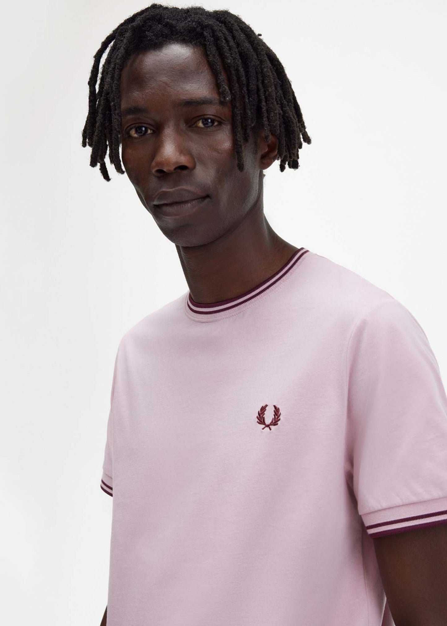 Fred Perry T-shirts  Twin tipped t-shirt - chalky pink 