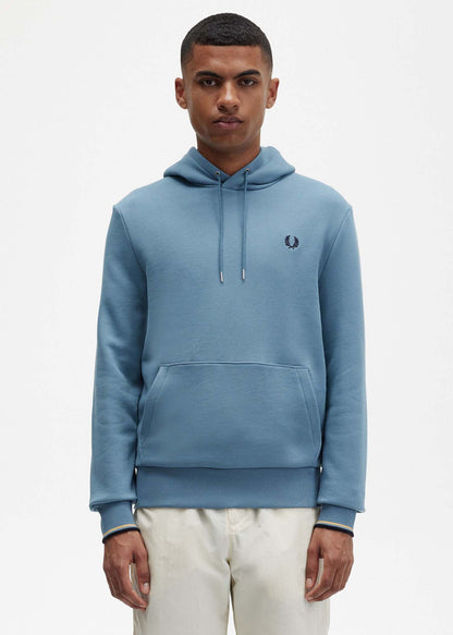 Fred Perry Hoodies  Tipped hooded sweatshirt - ash blue 