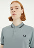 Fred Perry Polo's  Twin tipped fred perry shirt - silver blue black 