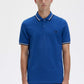 fred perry polo shaded cobalt