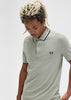 Fred Perry Polo's  Twin tipped fred perry shirt - seagrass snow white black 