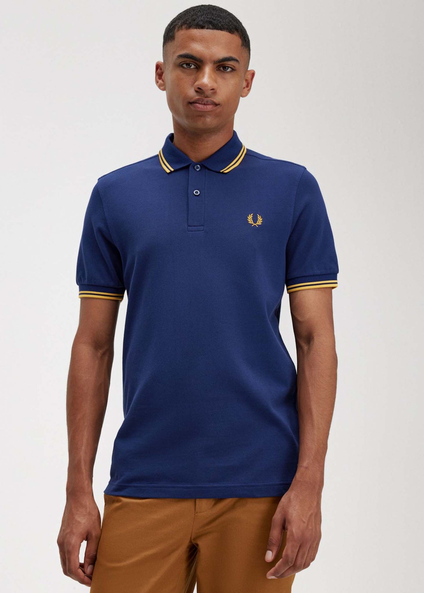 Fred Perry Polo's  Twin tipped fred perry shirt - french navy golden hour 