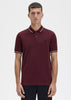 Fred Perry Polo's  Twin tipped fred perry shirt - oxblood ecru black 