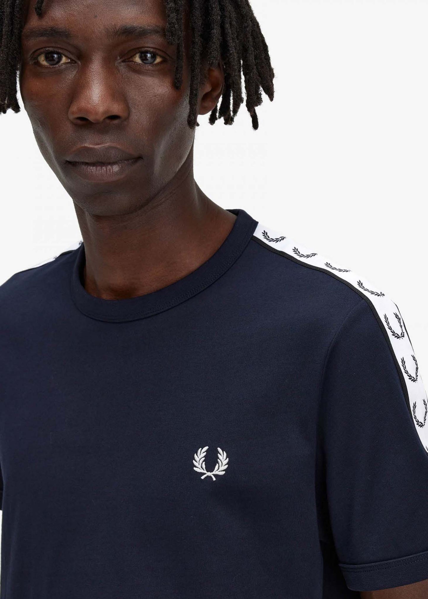 Fred Perry T-shirts  Taped ringer t-shirt - navy 