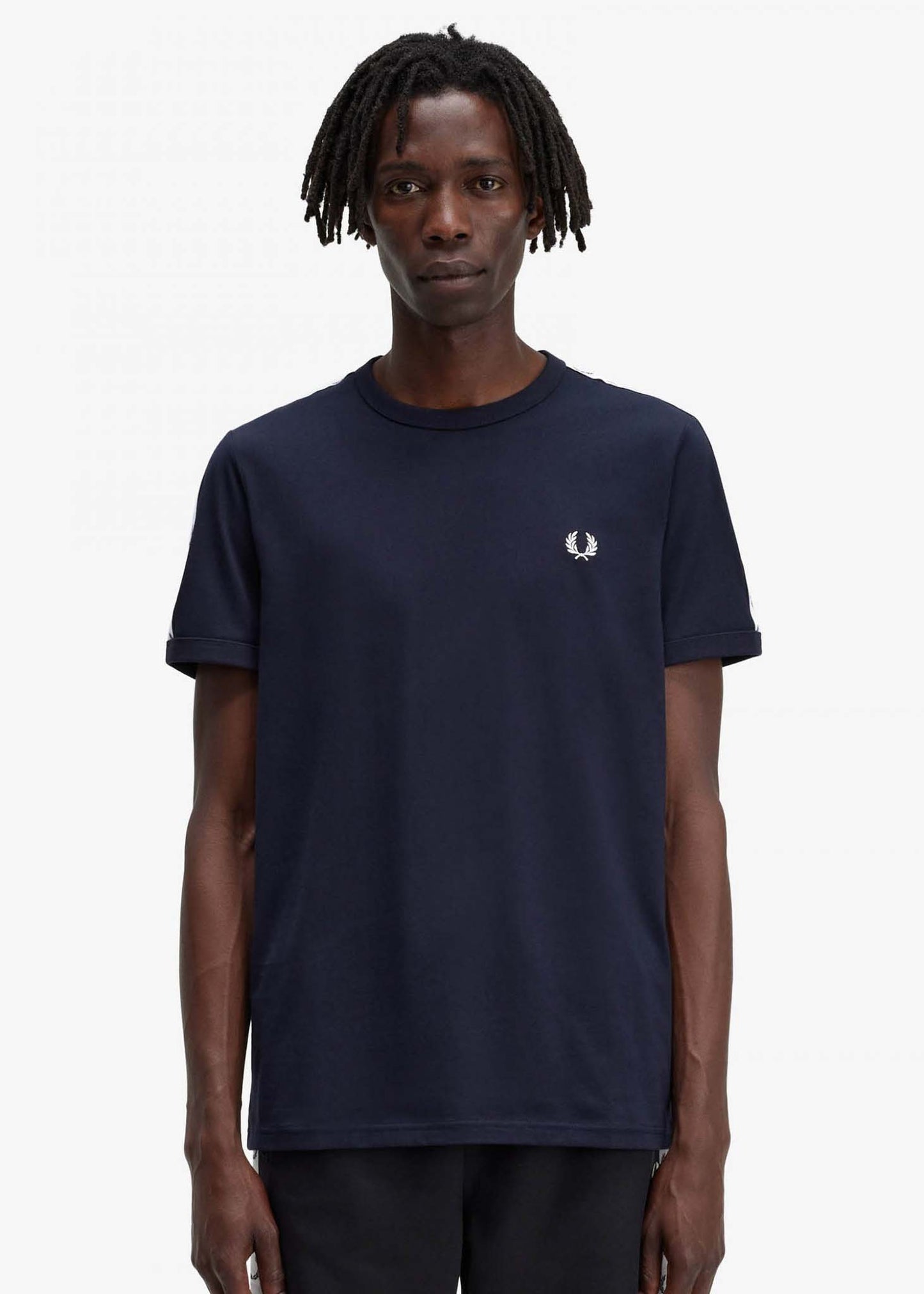 Fred Perry T-shirts  Taped ringer t-shirt - navy 