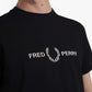 Fred Perry t-shirt black zwart
