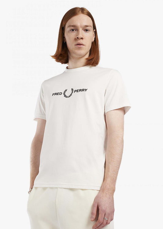 Fred Perry t-shirt white wit