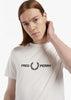 Fred Perry T-shirts  Graphic branded t-shirt - snow white 