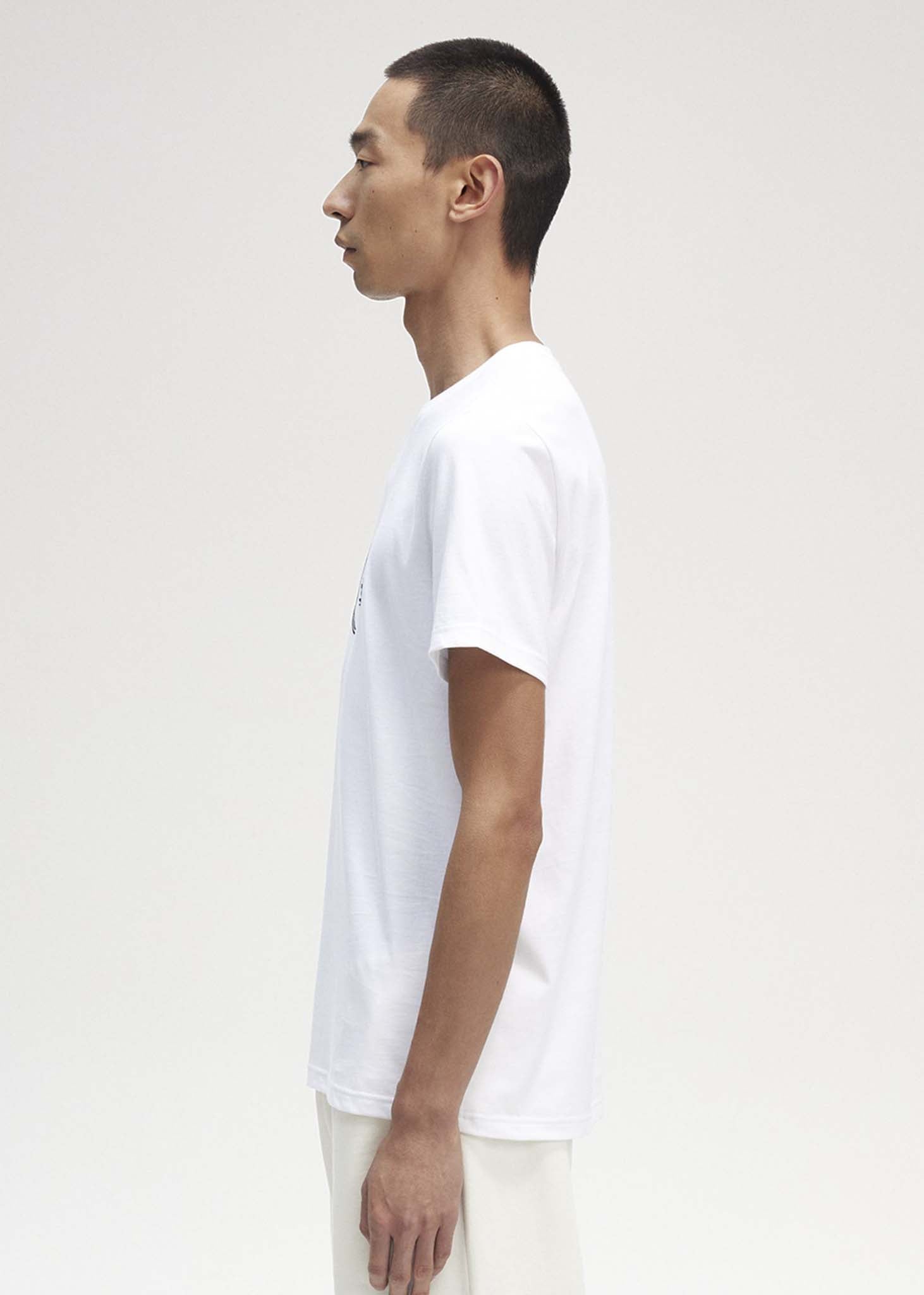 Fred Perry T-shirts  Circle branding t-shirt - white 