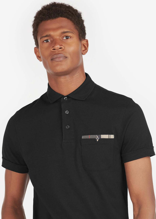 Barbour Polos  Corpatch polo - black 