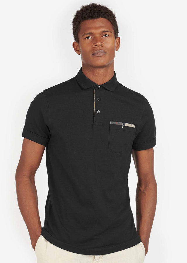 Barbour Polos  Corpatch polo - black 