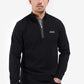 Barbour International half zip sweater black