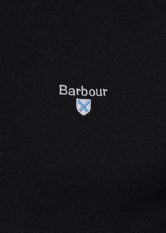 barbour crewneck sweater zwart