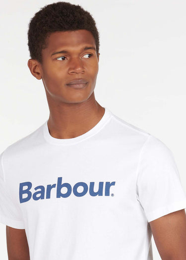 Barbour T-shirts  Logo tee - white 