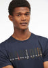 Barbour T-shirts  Wallace tee - navy 