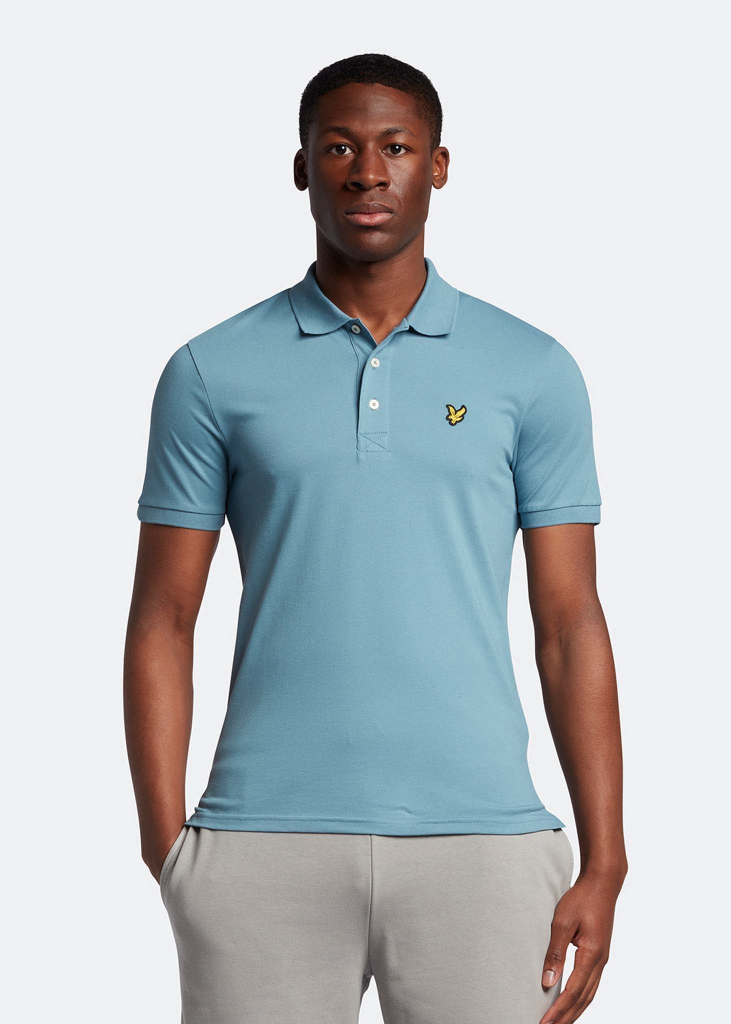 Lyle & Scott Polo's  Plain polo shirt - skipton blue 