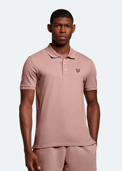 Lyle & Scott Polo's  Plain polo shirt - hutton pink 