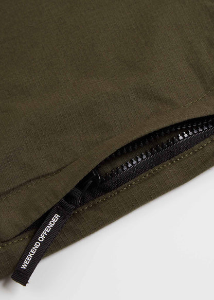 Weekend Offender Korte Broeken  Grace bay - dark army 