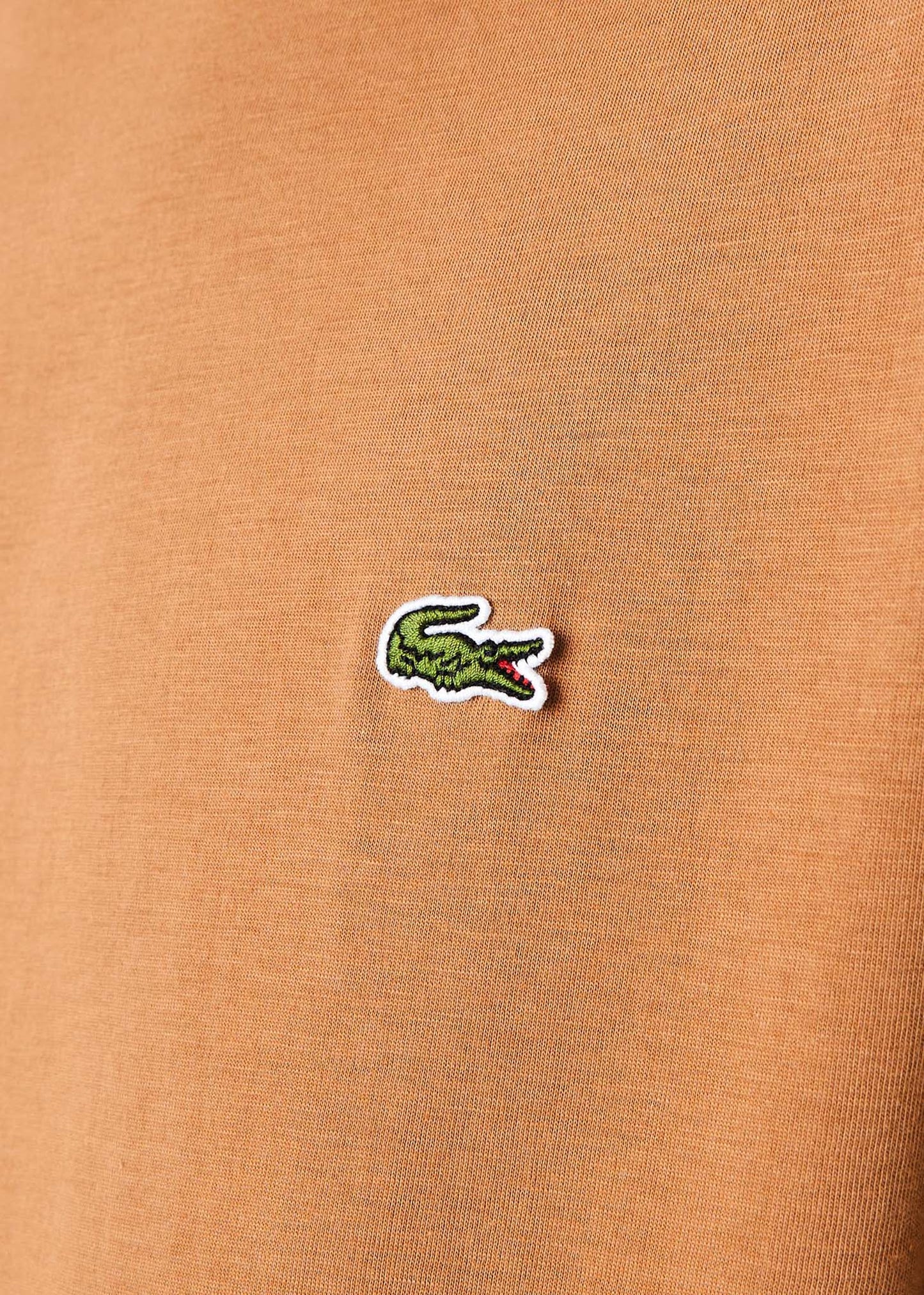 Lacoste t-shirt leafy brown