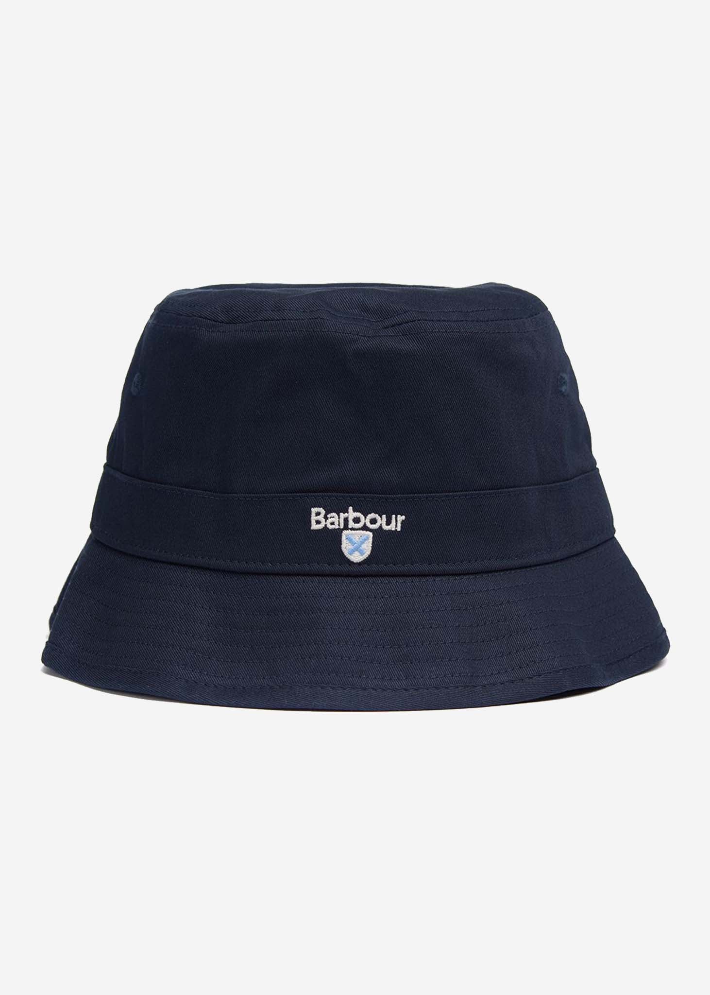 barbour bucket hat navy