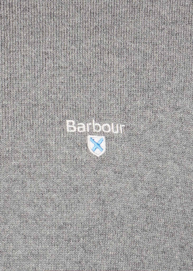 Barbour Sweaters  Essential cotton cashmere crew - grey marl 