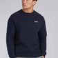 barbour crewneck sweater navy