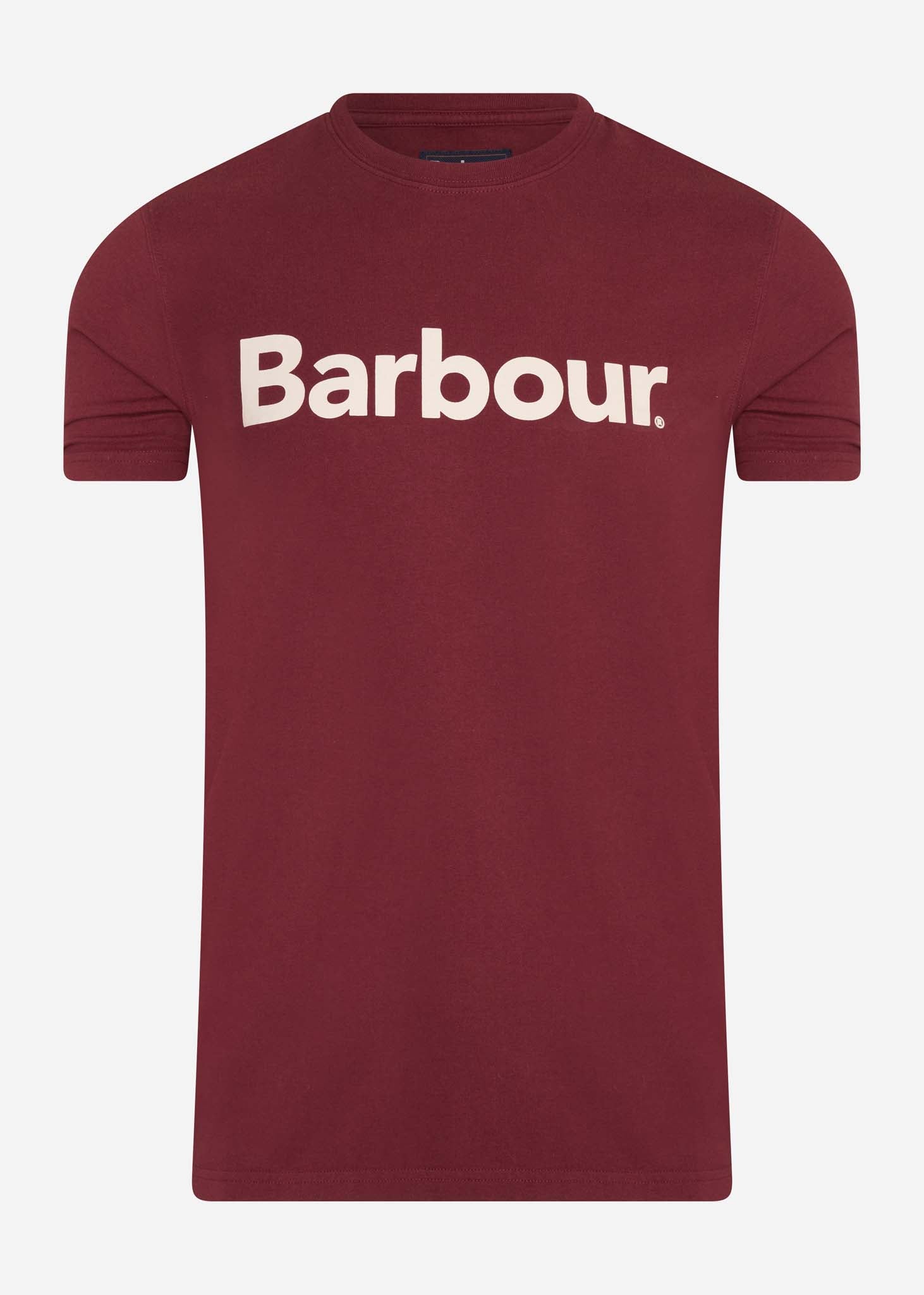 Barbour T-shirts  Logo tee - ruby 