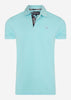 Barbour Polo's  Tartan pique polo - aqua marine 