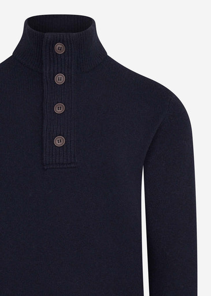 Barbour Truien  Patch half zip - navy 