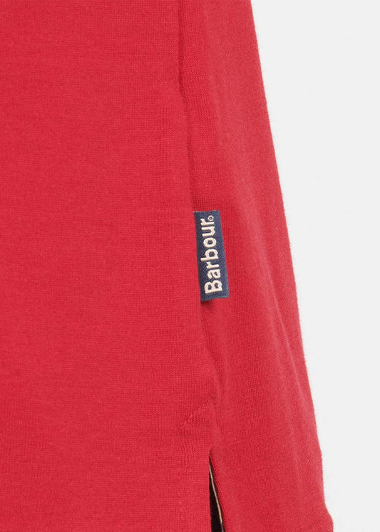 barbour durness pocket tee chilli red