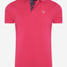 Barbour Polo's  Tartan pique polo - fuschia 