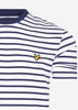 Lyle & Scott T-shirts  Breton stripe t-shirt - navy white 