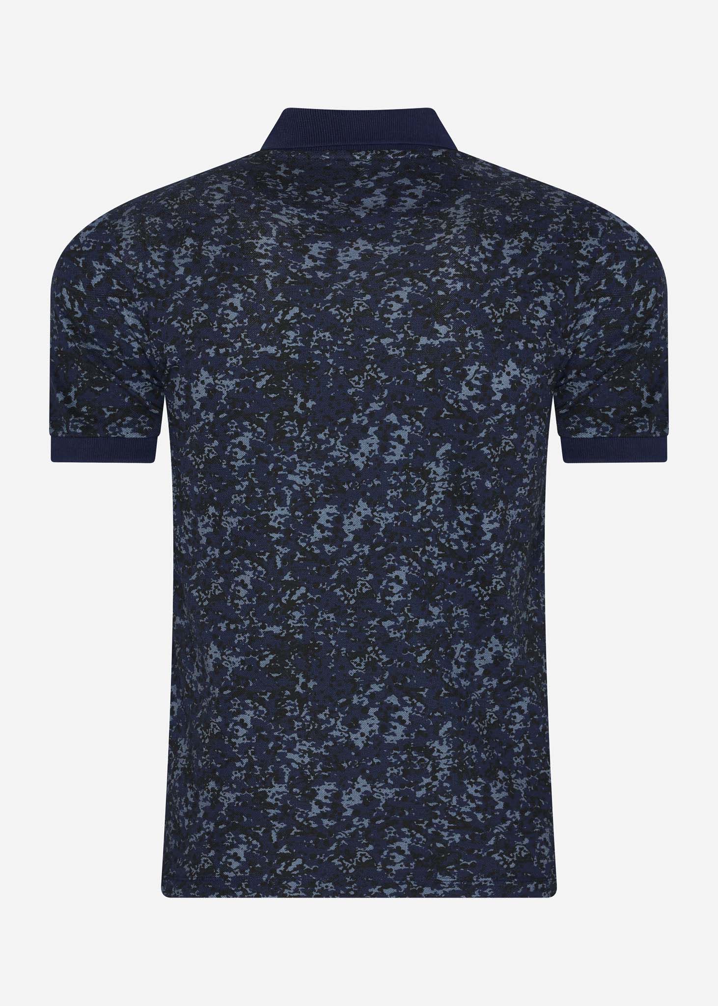 Lyle & Scott Polo's  Earth camo polo shirt - dark navy 