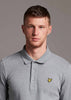 Lyle & Scott Longsleeve Polo's  LS polo shirt - mid grey marl 