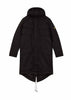 Lyle & Scott Jassen  Longline dual pocket parka - jet black 