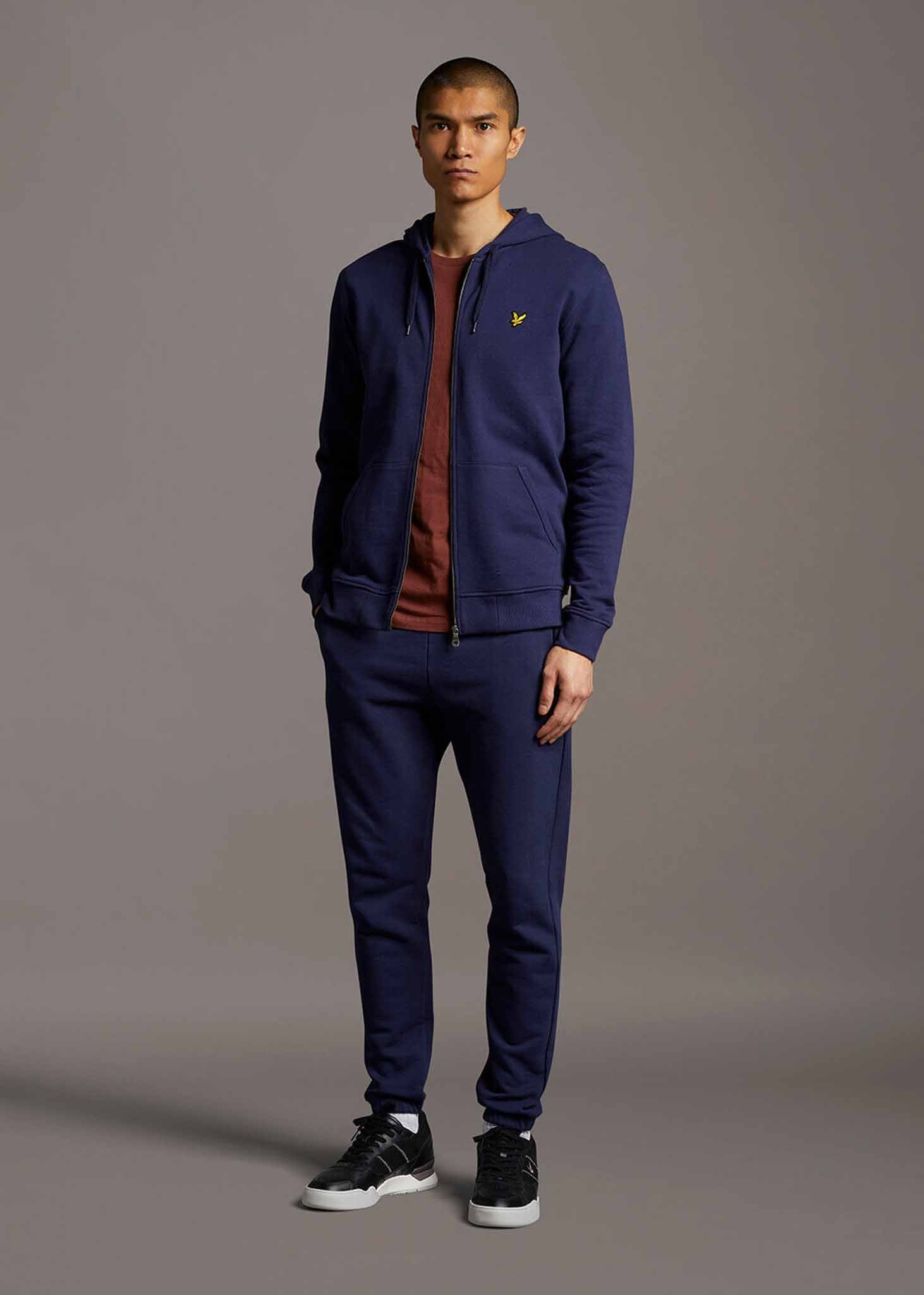 Lyle & Scott Vesten  Zip through hoodie - navy 