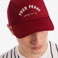 Fred Perry Petten  Arch branded tricot cap - blood 