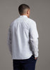 Lyle & Scott Overhemden  Cotton linen shirt - white 