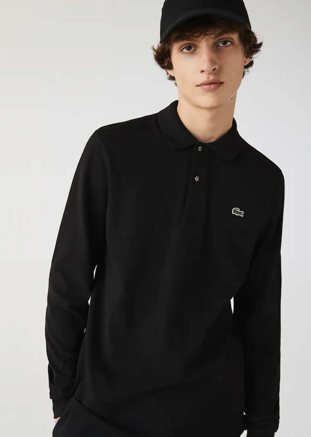 Lacoste Long Sleeve Polos  Longsleeve polo - black 
