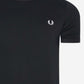 Ringer t-shirt - black