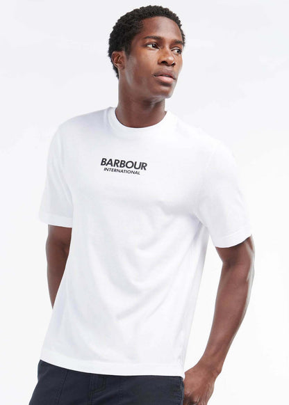 Barbour International T-shirts  Formula tee - white 