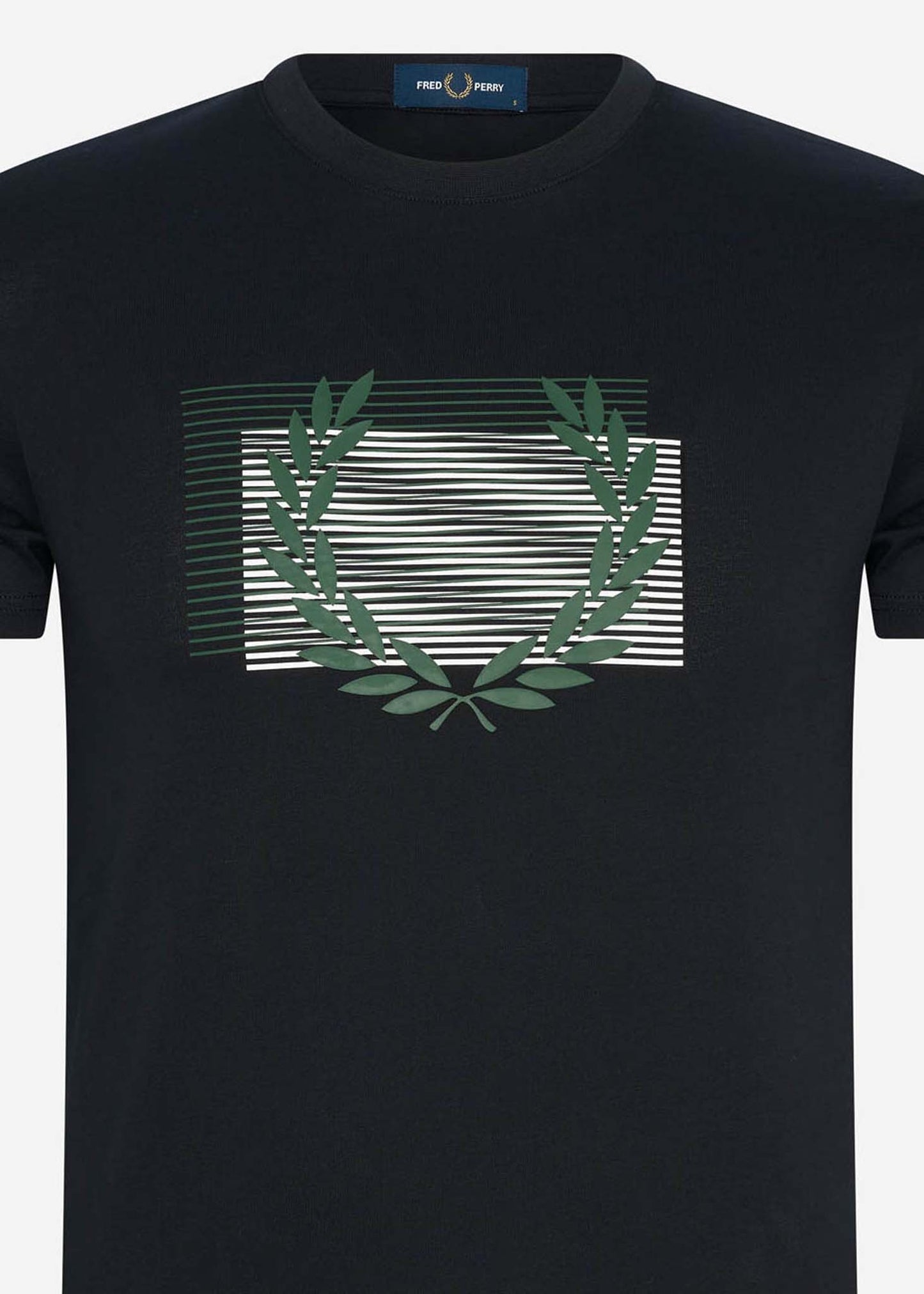 Glitched graphic t-shirt - black