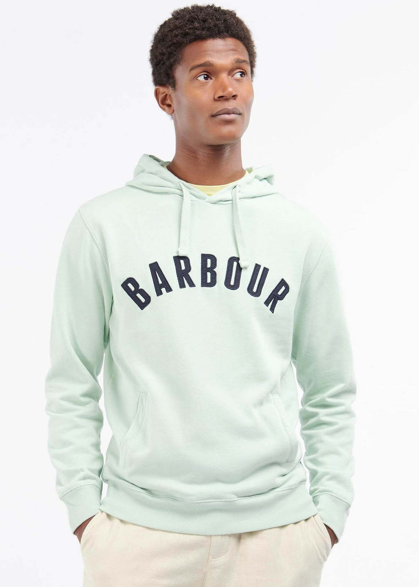Acton hoodie - dusty mint - Barbour